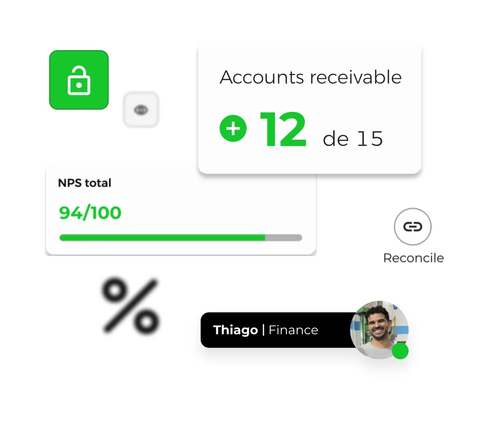 Illustration of billing and receivables in Onmotor